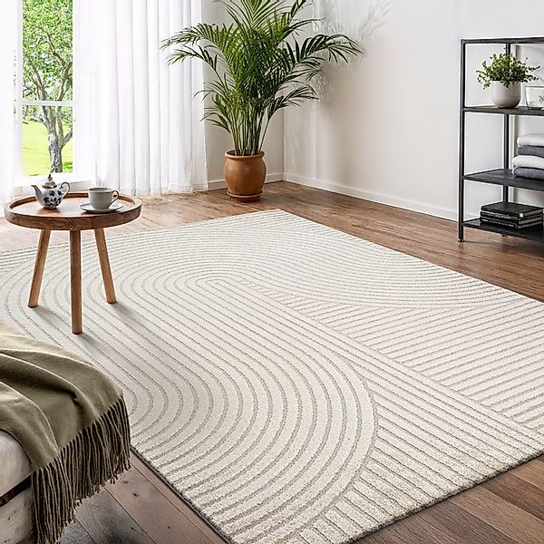 OTTO home Designteppich »Eliaan 3D Optik/Hoch-Tief Effekt« rechteckig 14 mm günstig online kaufen