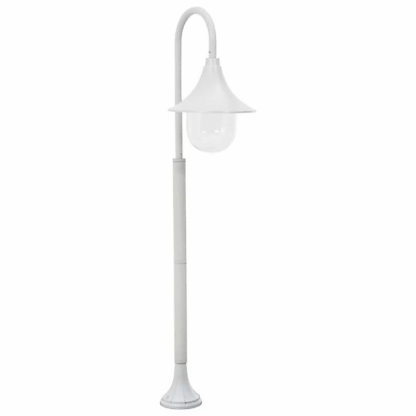 Garten-pollerleuchte E27 120 Cm Aluminium Weiß günstig online kaufen