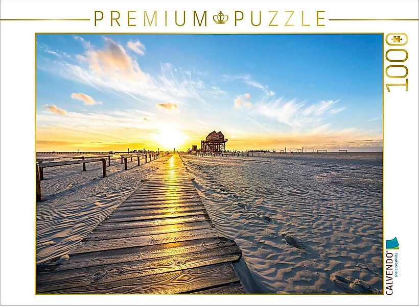 CALVENDO Puzzle CALVENDO Puzzle Der Strand von St. Peter-Ording, 1000 Teile günstig online kaufen