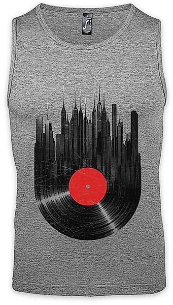 Urban Backwoods Tanktop Recordl City Ärmelloses T-Shirt Schallplatte Club D günstig online kaufen