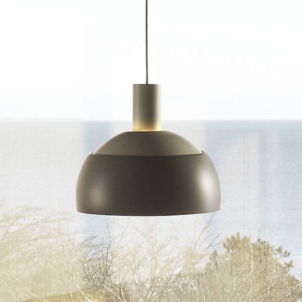 Louis Poulsen Hängeleuchte FJ Elements, grau, Ø 25 cm, E27 günstig online kaufen
