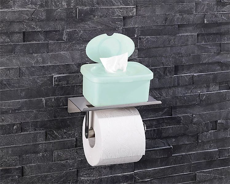 Maximex Toilettenpapierhalter "Rollenhalter", Edelstahl, 18 x 7,5 x 9,5 cm günstig online kaufen