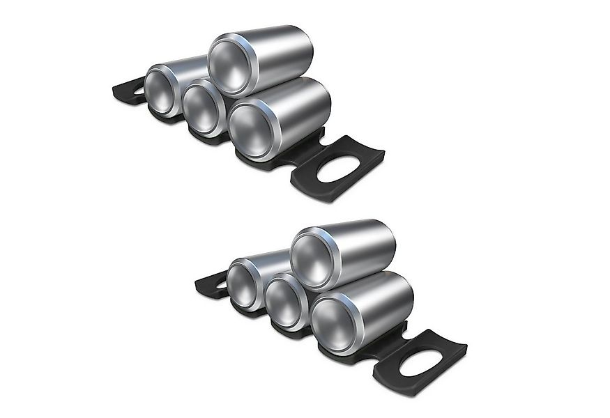 kwmobile Weinregal 2x Faltbarer Flaschenhalter Kühlschrank Schrank, 2-tlg., günstig online kaufen