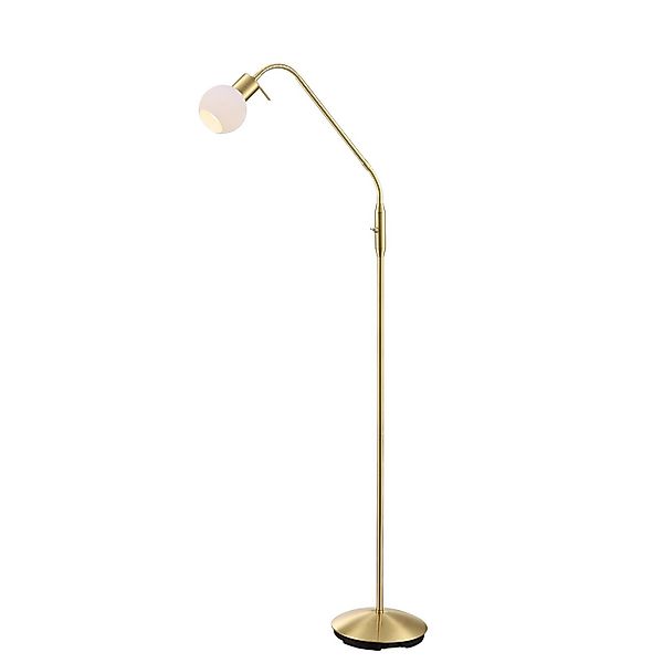 Lindby Stehlampe Elaina 9620012 Modern in Gold Messing aus Metall 1-flammig günstig online kaufen