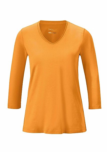 GOLDNER 3/4-Arm-Shirt "Shirt mit V-Ausschnitt" keine/nicht relevant günstig online kaufen