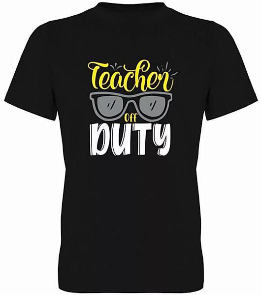 G-graphics T-Shirt Teacher off duty Herren T-Shirt, mit trendigem Frontprin günstig online kaufen