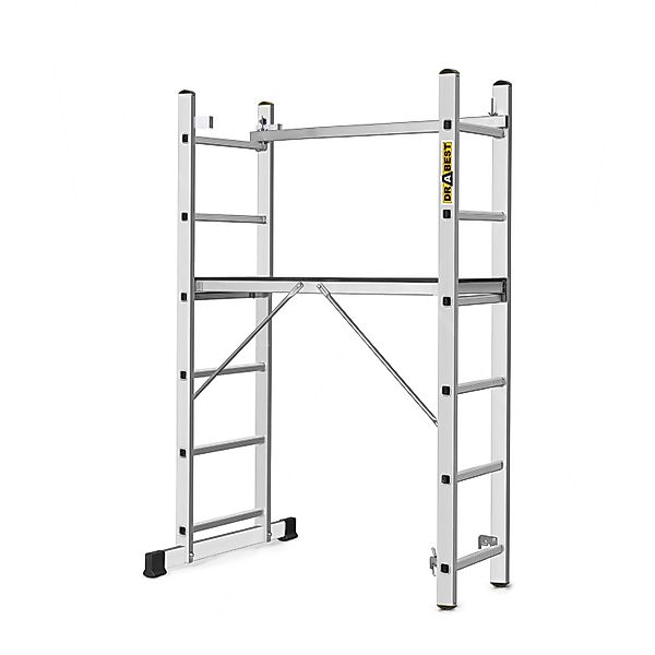 Drabest Arbeitsgerüst 3-in-1 Aluminiumleiter Traglast 150kg günstig online kaufen
