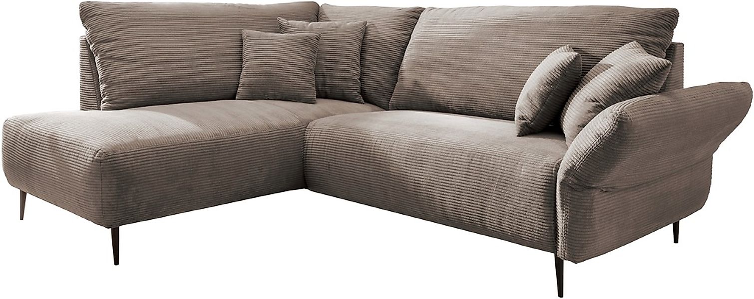 INOSIGN Ecksofa »Vanilla L-Form« Armlehnenfunktion günstig online kaufen