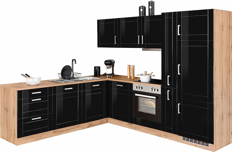 KOCHSTATION Winkelküche "KS-Tinnum" mit E-Geräten, Stellbreite 240/270 cm günstig online kaufen