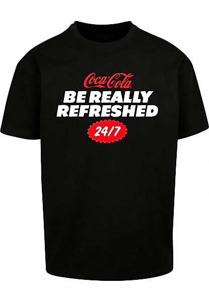 Merchcode T-Shirt "Merchcode Coca Cola Refreshed Oversize Tee" 1 Stk. günstig online kaufen