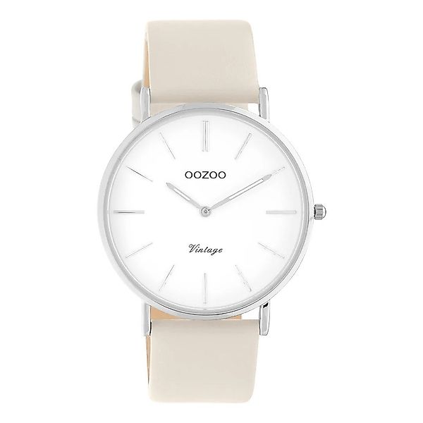 OOZOO Quarzuhr Vintage Damenuhr C20250 Weiss günstig online kaufen