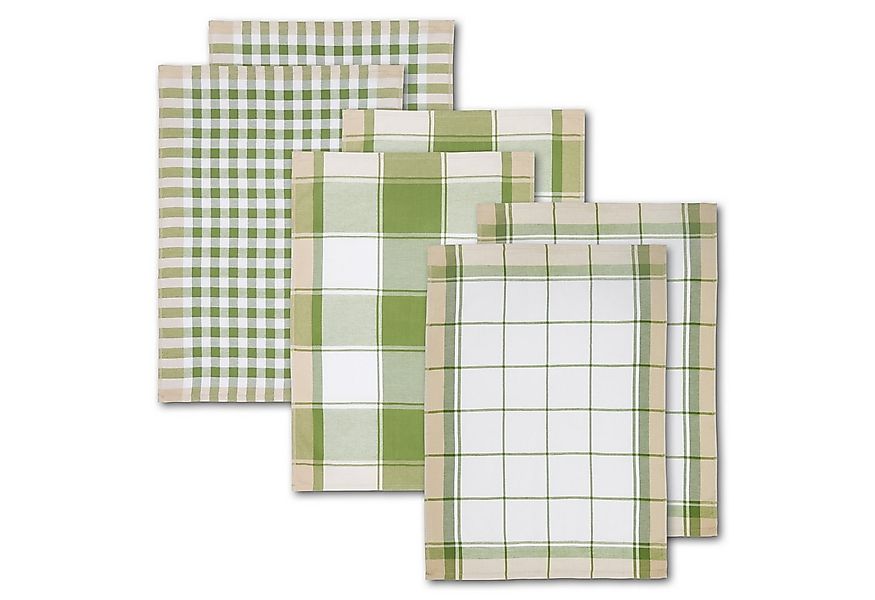 Dyckhoff Geschirrtuch KARO, Maße je Tuch ca. 50x70 cm, (Set, 6-tlg), mit dr günstig online kaufen