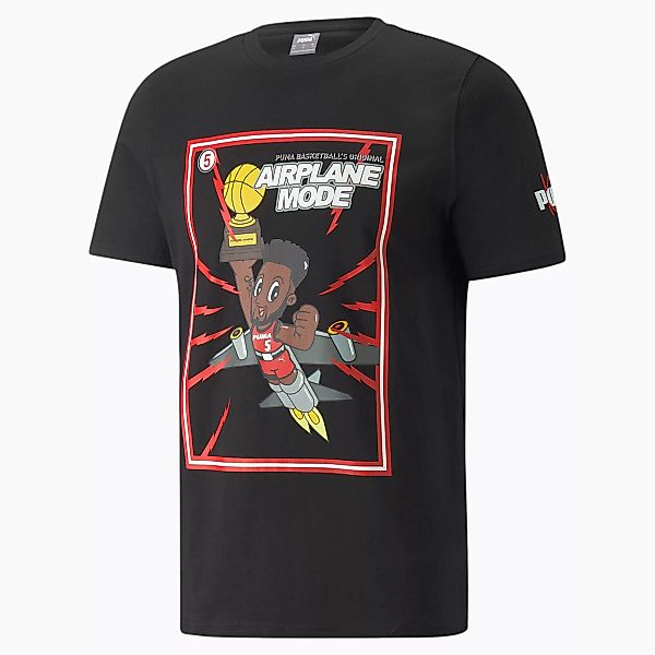 PUMA Derrick Jones Herren Basketball-T-Shirt | Mit Aucun | Schwarz | Größe: günstig online kaufen