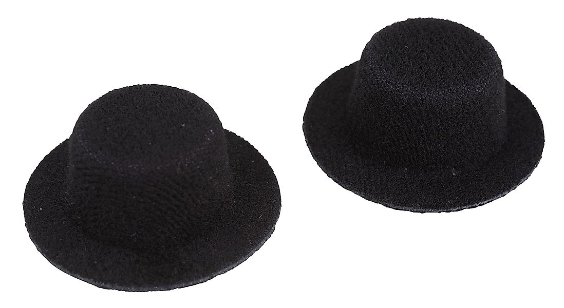 VBS Puppenkleidung Zylinder, Schwarz, 2 Stück günstig online kaufen