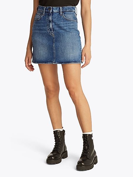 Tommy Jeans Jeansrock "MOM SKIRT BI0134", mit Logo-Badge günstig online kaufen