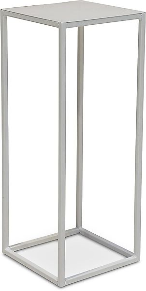 Stage Blumensäule Metall 30 x 30 cm Höhe 75 cm weiß matt günstig online kaufen