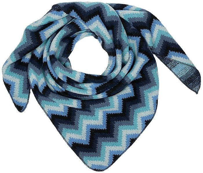 Caspar Modeschal SC527 XL warmes Dreickstuch mit Zick-Zack Muster günstig online kaufen