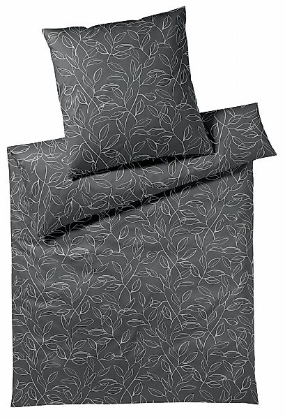 Elegante Bettwäsche "Floral" 2 Stk. tlg. angenehmes Hautgefühl günstig online kaufen