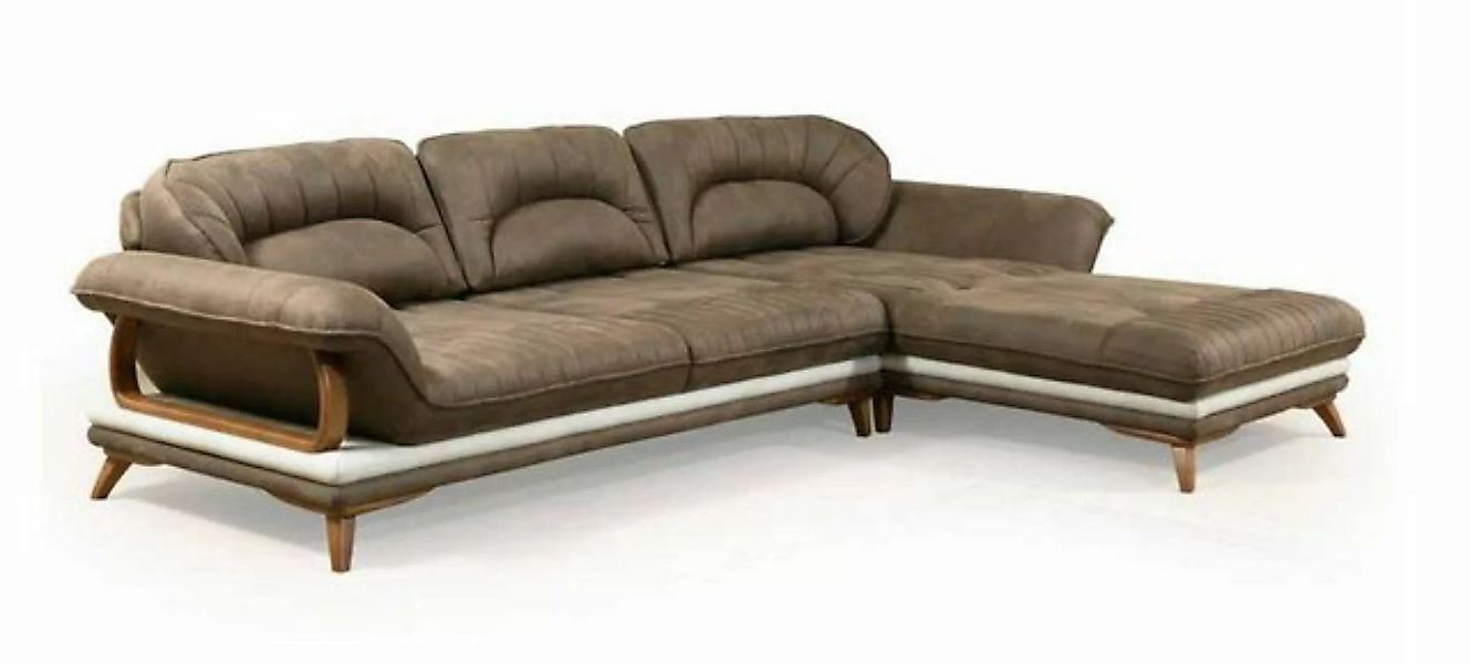 JVmoebel Ecksofa Ecksofa Wohnlandschaft Polster Ecksofa Stoff Couch Garnitu günstig online kaufen