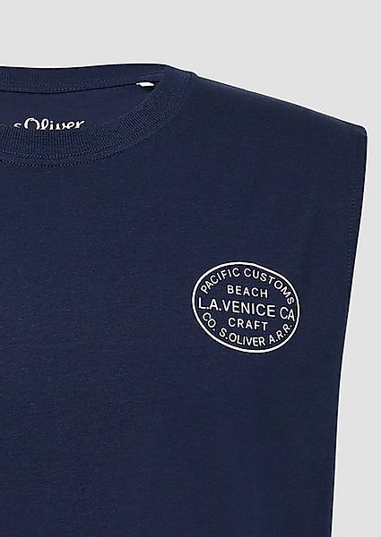 s.Oliver Shirttop Jersey-Tanktop im Relaxed Fit mit Print günstig online kaufen