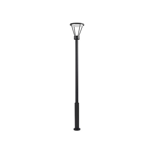 Lucande LED Mastleuchte Außen Elario 10025945 Modern in Schwarz aus Alumini günstig online kaufen