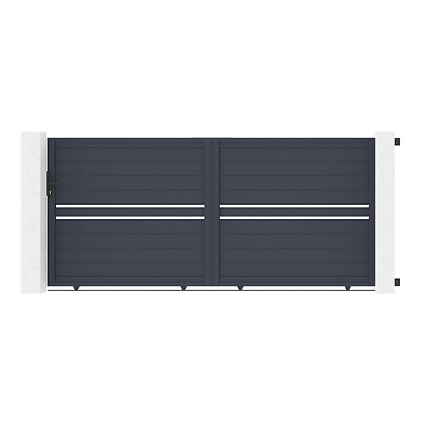 Casanoov Schiebetor Cimone 350x160cm Aluminium & Tanker C600 Motorisierung günstig online kaufen
