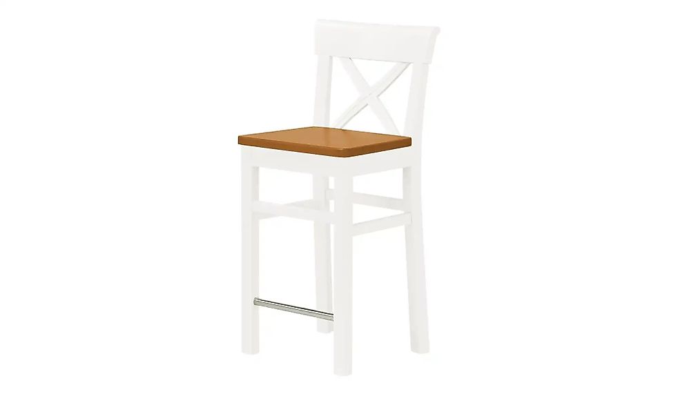 maison bleue Barstuhl  Florian ¦ weiß ¦ Maße (cm): B: 43,5 H: 96 T: 44.0 Po günstig online kaufen