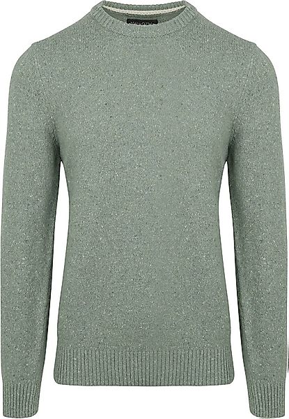 Marc O'Polo Pullover Tweed Wool Blend Grün - Größe M günstig online kaufen