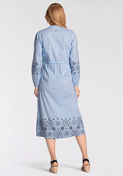 DELMAO Blusenkleid, mit Druck im Anglaise-Stil günstig online kaufen