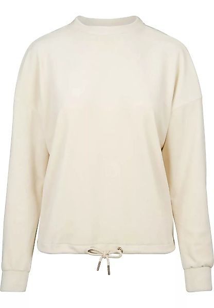 URBAN CLASSICS Sweater "Damen Ladies Oversized Velvet Crew", (1 tlg.) günstig online kaufen