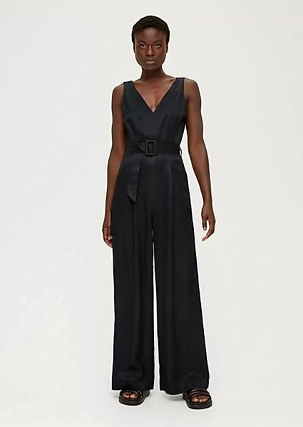 s.Oliver BLACK LABEL Overall Eleganter Overall aus Leinenmix günstig online kaufen