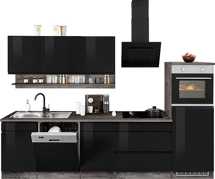 KOCHSTATION Küchenzeile KS-Virginia, Breite 300 cm, mit E-Geräten günstig online kaufen