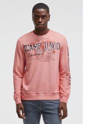 CAMP DAVID Sweatshirt,Sweatshirt Oil Dyed mit günstig online kaufen