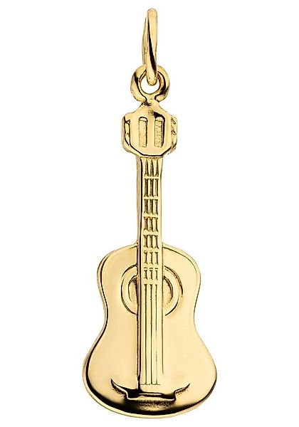JOBO Kettenanhänger Anhänger Gitarre 24 mm, 8 Karat 333 Gold günstig online kaufen