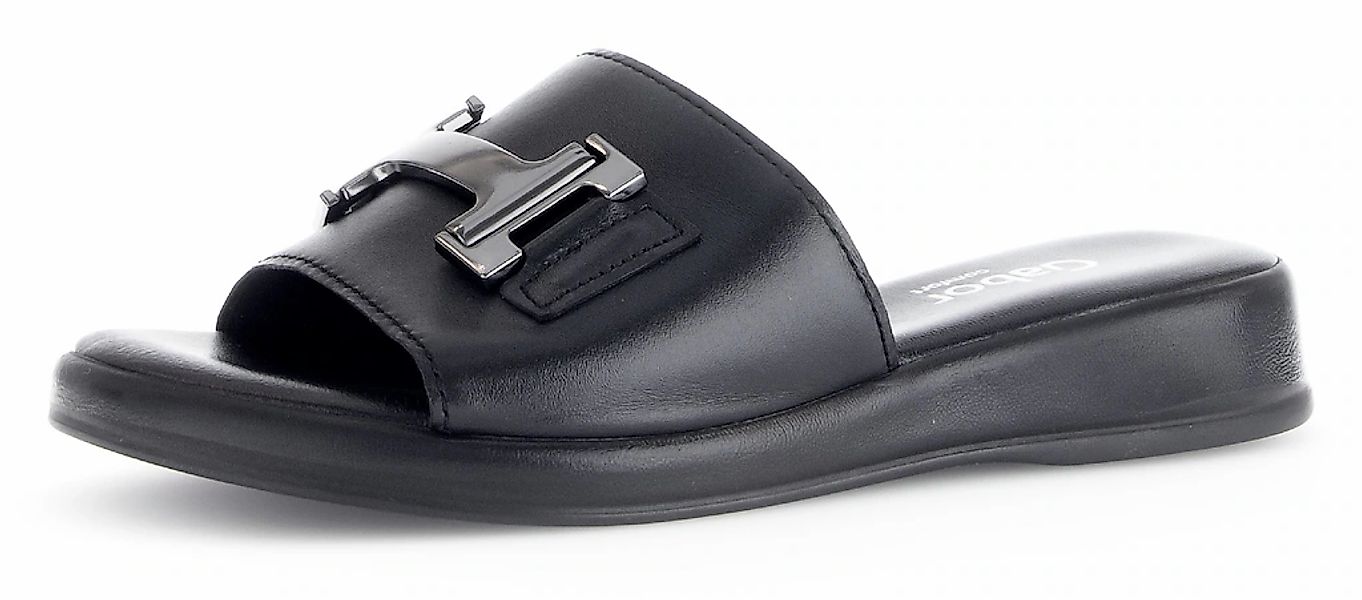 Gabor RHODOS Pantolette, Sommerschuh, Schlupfschuh Komfortschuh günstig online kaufen