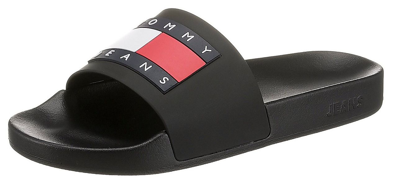 Tommy Jeans TOMMY JEANS FLAG POOL SLD ESS Pantolette, Sommerschuh, Schlappe günstig online kaufen