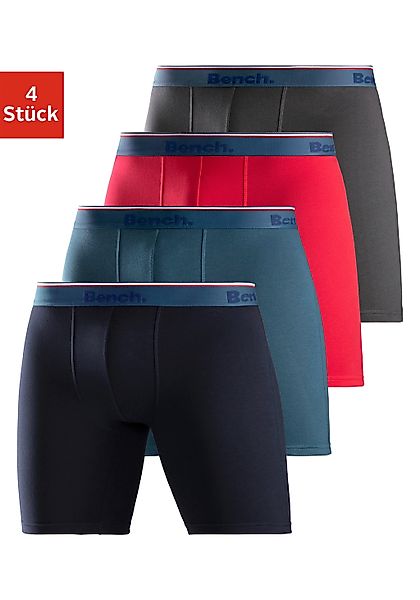 Bench. Langer Boxer, (Packung, 4 St.), Unterhosen mit schmalen Streifen im günstig online kaufen