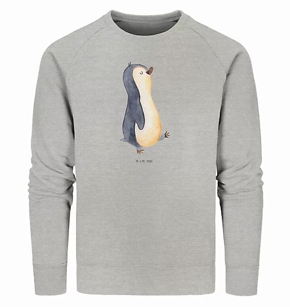 Mr. & Mrs. Panda Longpullover Größe S Pinguin marschieren - Heather Grey - günstig online kaufen
