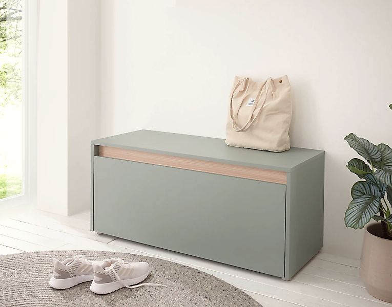 Home affaire Schuhbank "GiRON/CiTY, Garderobenbank mit Klappe, Sitzbank in günstig online kaufen