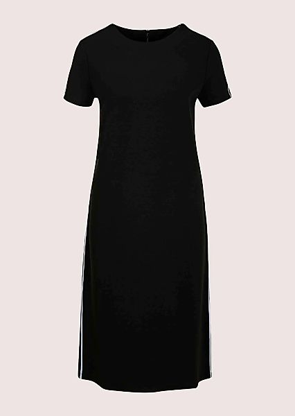 MADELEINE Midikleid "Jerseykleid Viskosekleid mit Kontraststreifen" Reißver günstig online kaufen