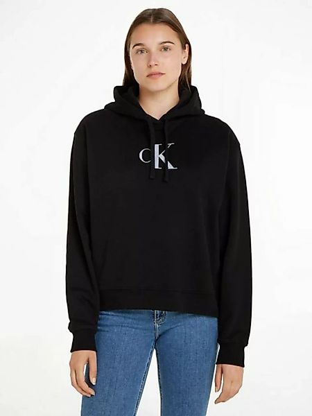 Calvin Klein Jeans Kapuzensweatshirt SATIN CK HOODIE mit Logomarkenlabel günstig online kaufen