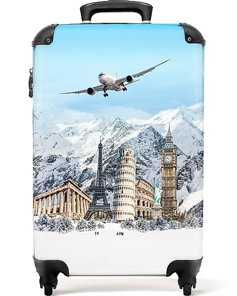 NoBoringSuitcases.com© Hartschalen-Trolley Architektur - Flugzeug - günstig online kaufen
