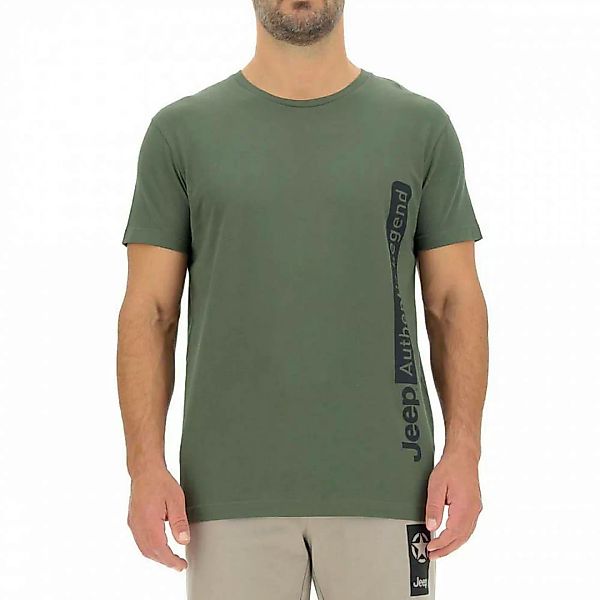 Jeep O102057e690 Kurzärmeliges T-shirt L Deep Green / Black günstig online kaufen