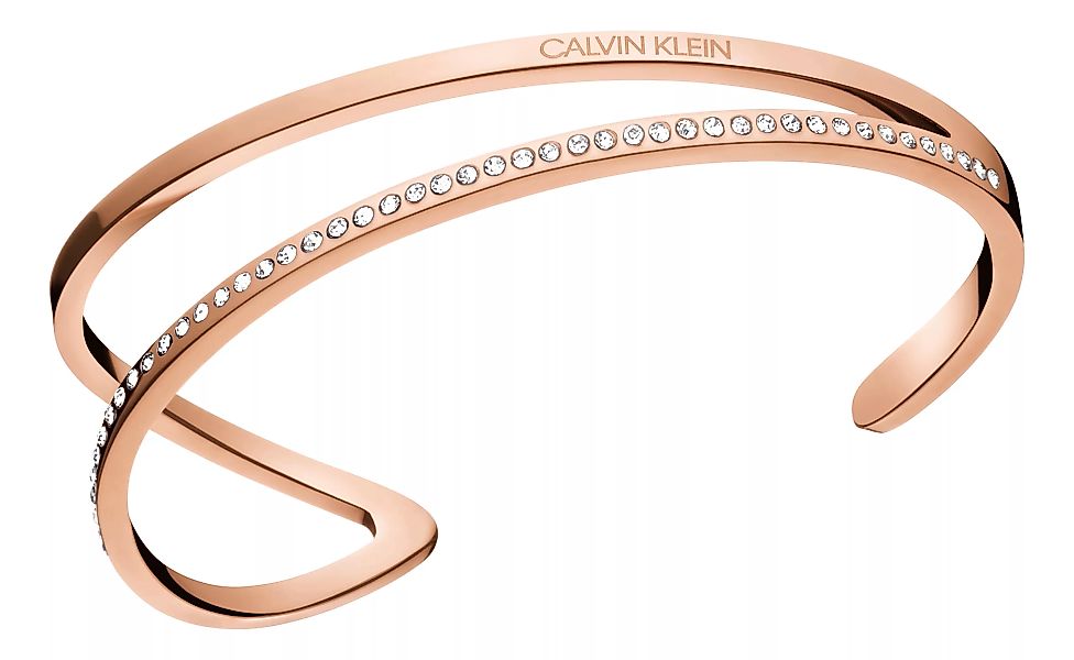Calvin Klein B-GLE OPEN OUTLINE PVDPOPNK WH KJ6VPF14010M Armreif günstig online kaufen