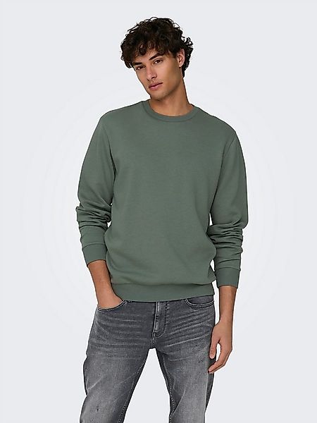 ONLY & SONS Sweatshirt ONSCERES CREW NECK NOOS Baumwollmischung, regular fi günstig online kaufen