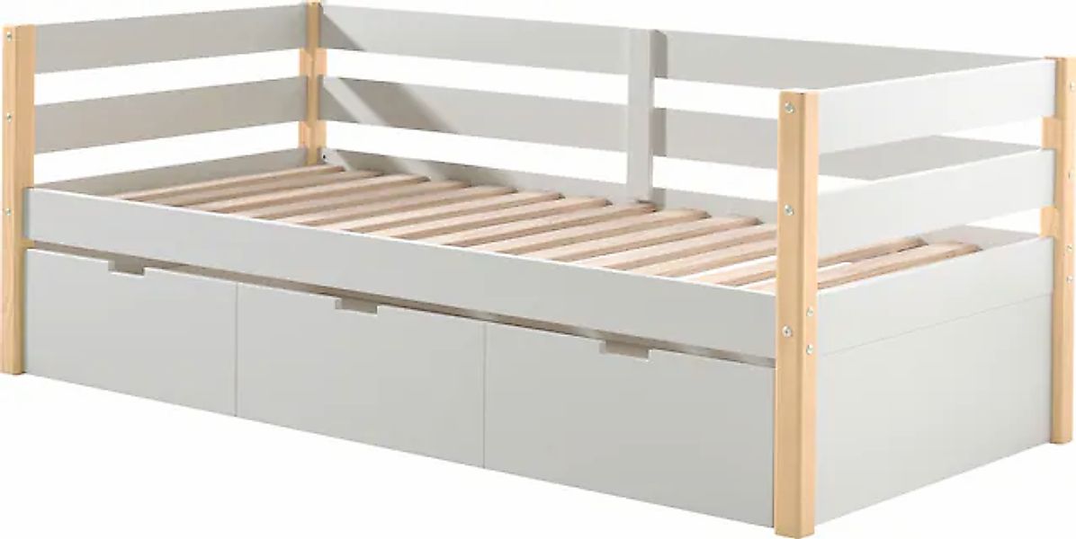 Vipack Einzelbett »Magrit, Kojenbett mit seitlichem Umbau, Liegefläche 90 x günstig online kaufen