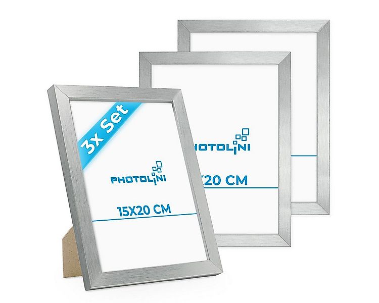 PHOTOLINI Bilderrahmen 3er Set 15x20 cm Poster-Rahmen, zum Aufhängen & Aufs günstig online kaufen