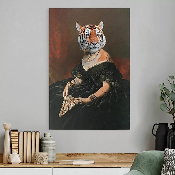 Leinwandbild Lady Tiger günstig online kaufen