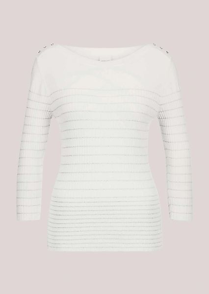 MADELEINE Longpullover "Pullover Pullover mit Glanz-Akzenten" günstig online kaufen