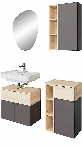 Saphir Badmöbel-Set »Quickset 394«, (Komplett-Set, 4 St.) günstig online kaufen